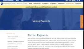 
							         Making Payments - St. Louis College of Health Careers								  
							    