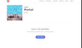 
							         Maks - Portal Lyrics | Musixmatch								  
							    