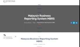 
							         Malaysia Business Reporting System MBRS | Eximius Ventures								  
							    