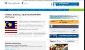 
							         Malaysia - Lowtax - Global Tax & Business Portal | Malaysia Business ...								  
							    