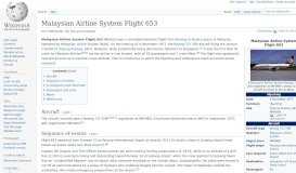 
							         Malaysian Airline System Flight 653 - Wikipedia								  
							    