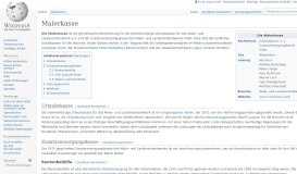 
							         Malerkasse – Wikipedia								  
							    