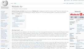 
							         Malindo Air - Wikipedia								  
							    