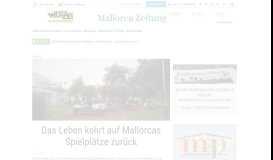 
							         Mallorca Zeitung - Das deutsche Portal auf Mallorca								  
							    