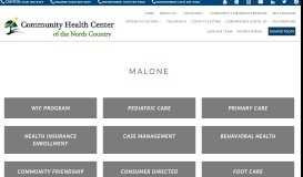 
							         Malone | Canton, NY | Community Health Center of the North Country								  
							    