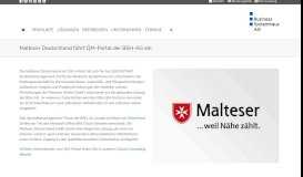 
							         Malteser Deutschland führt QM-Portal der BSH-AG ein								  
							    