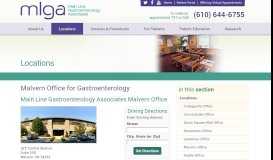 
							         Malvern Office - Chester County PA - Main Line Gastroenterology								  
							    