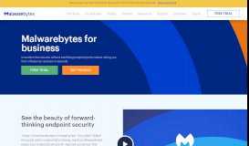
							         Malwarebytes Business & Enterprise Security Solutions | Malwarebytes								  
							    
