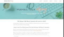 
							         Mamas Talk Money - Virtual Summit for Moms								  
							    