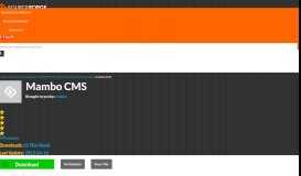 
							         Mambo CMS download | SourceForge.net								  
							    