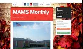 
							         MAMS Monthly | Smore Newsletters								  
							    