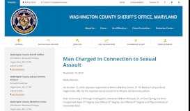 
							         Man Charged in Connection to Sexual Assault - Washington County ...								  
							    
