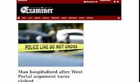 
							         Man hospitalized after West Portal argument turns violent – The San ...								  
							    