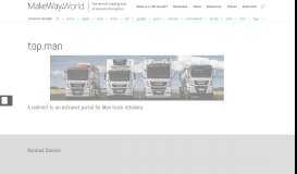 
							         MAN Sales Truck Portal dotbrand website | Brand TLD strategy | .brands								  
							    