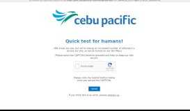
							         Manage Booking - Cebu Pacific								  
							    