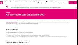 
							         Manage DIGITS users and pairings | T-Mobile Support								  
							    