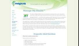 
							         Manage My Health™ - Mapua Health - Mapua Health Centre								  
							    