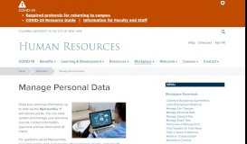 
							         Manage Personal Data | Human Resources								  
							    