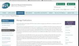 
							         Manage Publications - eRA Commons - NIH								  
							    