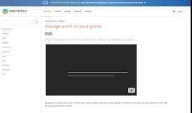 
							         Manage users on your portal - Video Guide - ONLYOFFICE								  
							    