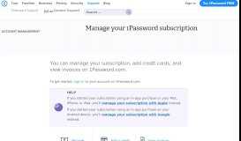 
							         Manage your 1Password subscription - support.1password.com								  
							    