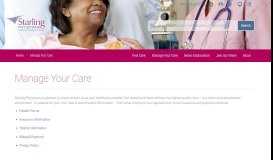 
							         Manage Your Care - Starling Physicians								  
							    