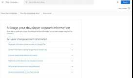 
							         Manage your developer account information - Play Console Help								  
							    