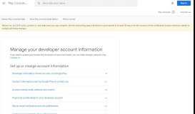 
							         Manage your developer account information - Play Console ...								  
							    
