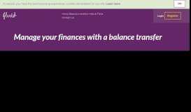 
							         Manage Your Finances with a Fluid Balance Transfer Credit Card								  
							    