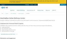 
							         Manage Your Health with HealthyBlue Online Wellness Center ...								  
							    