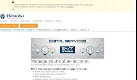 
							         Manage your online account - Westoba								  
							    