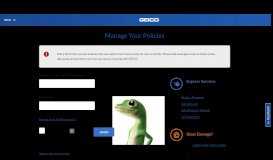 
							         Manage Your Policies - Online Service Center | GEICO								  
							    
