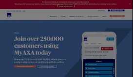 
							         Manage Your Policy Online | Existing Customers | AXA Ireland								  
							    