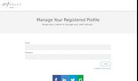 
							         Manage Your Registered Profile - Audley Travel								  
							    