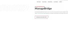 
							         ManageBridge - Everbridge								  
							    