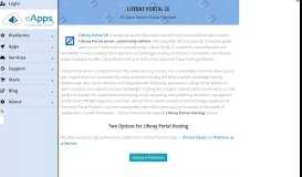 
							         Managed Liferay Portal Hosting, by eApps Hosting								  
							    
