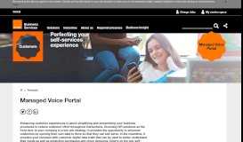 
							         Managed Voice Portal | Orange Business Services								  
							    