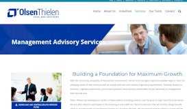 
							         Management Advisory Services - Olsen Thielen Certified Public ...								  
							    