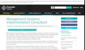 
							         Management Consultant | Exemplar Global								  
							    