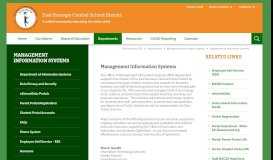 
							         Management Information Services / Department of Information Systems								  
							    