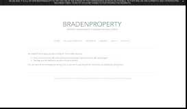 
							         Management Services - Braden Property								  
							    