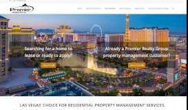 
							         Management Services – Premier Realty Group, LLC								  
							    