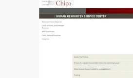 
							         Manager's New Hire Checklist – Human Resources ... - CSU, Chico								  
							    