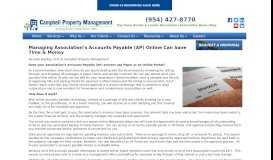 
							         Managing Accounts Payable Online - Campbell Property Management								  
							    
