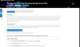 
							         Managing Delivery Plans with Azure DevOps Server 2019 | Azure ...								  
							    