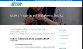
							         Managing SourceAmerica Contracts: Compliance and Reporting								  
							    