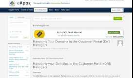 
							         Managing Your Domains in the Customer Portal (DNS Manager ...								  
							    