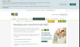 
							         Managing your investment with M&G								  
							    