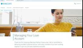 
							         Managing Your Loan Account | Barclays Partner Finance								  
							    