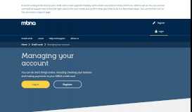 
							         Managing Your MBNA Account | MBNA								  
							    